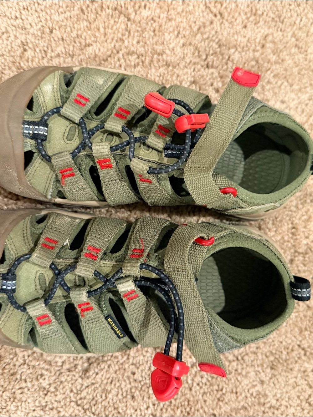 Keen Olive Green Kids Sandals